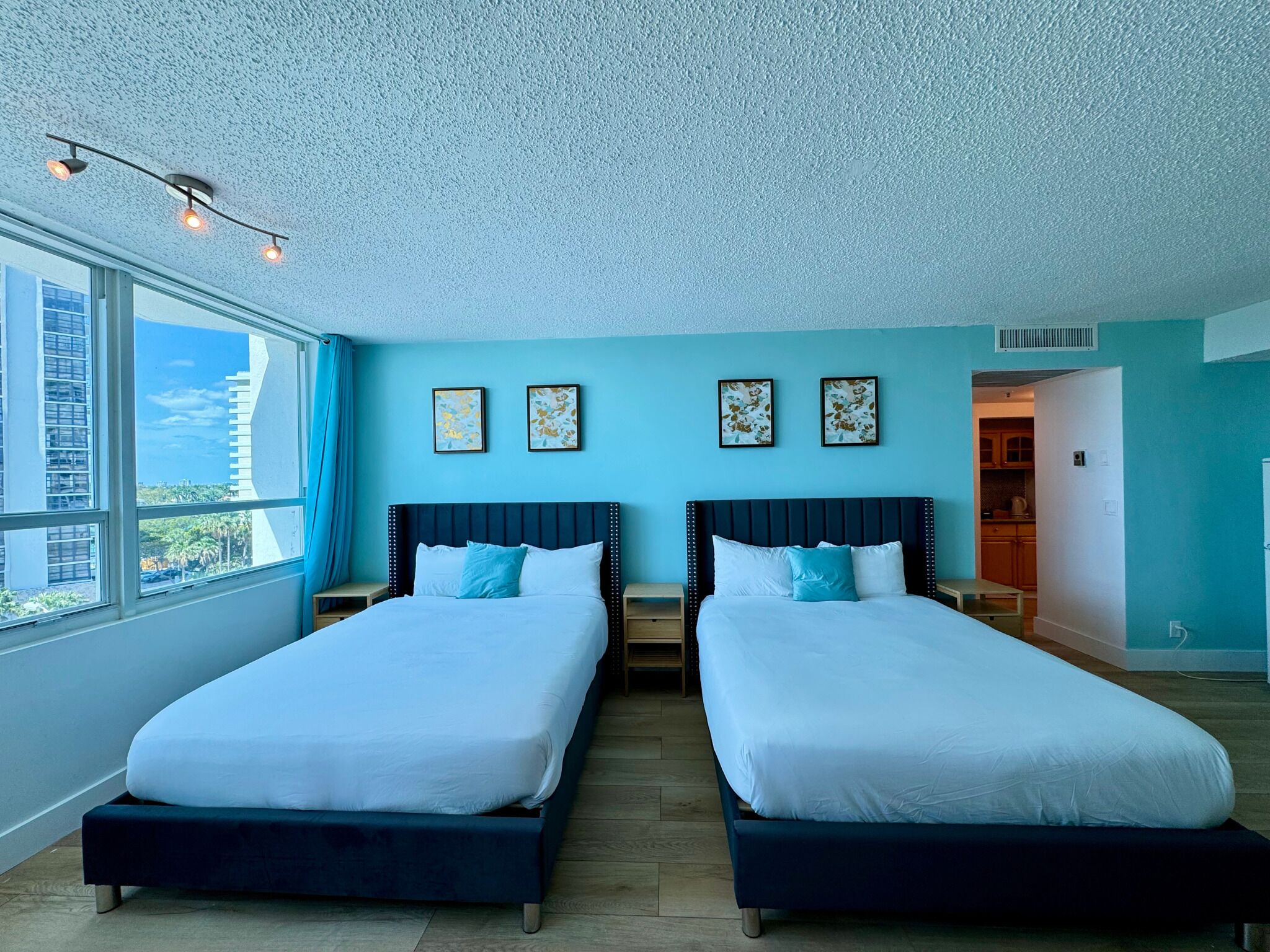 1 bedroom, individually furnished, desk, laptop workspace