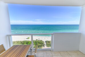 Studio, 2 Queen Beds, Ocean View, Oceanfront | Terrace/patio - SeaStays Apartments (Miami Beach)