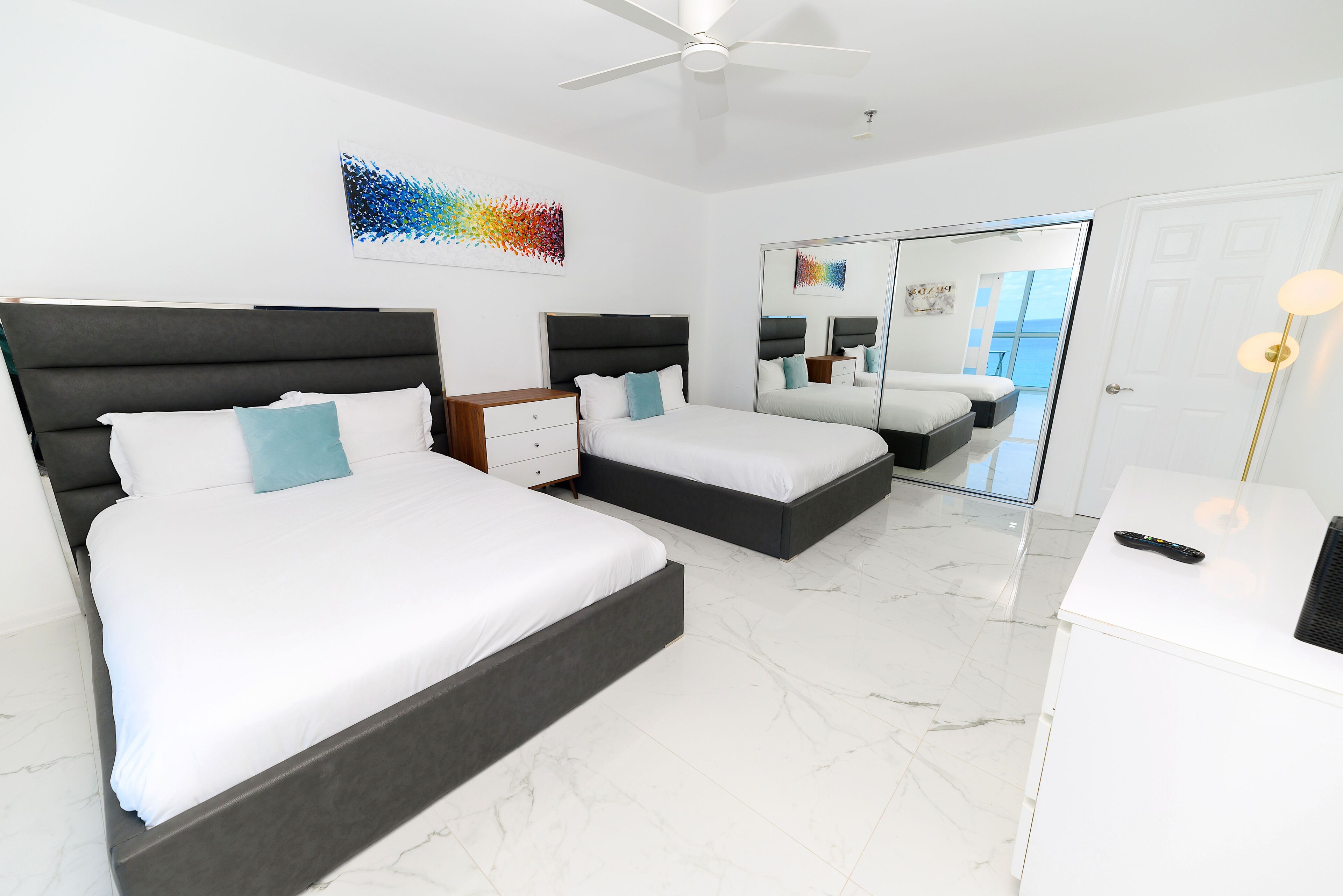 1 bedroom, individually furnished, desk, laptop workspace