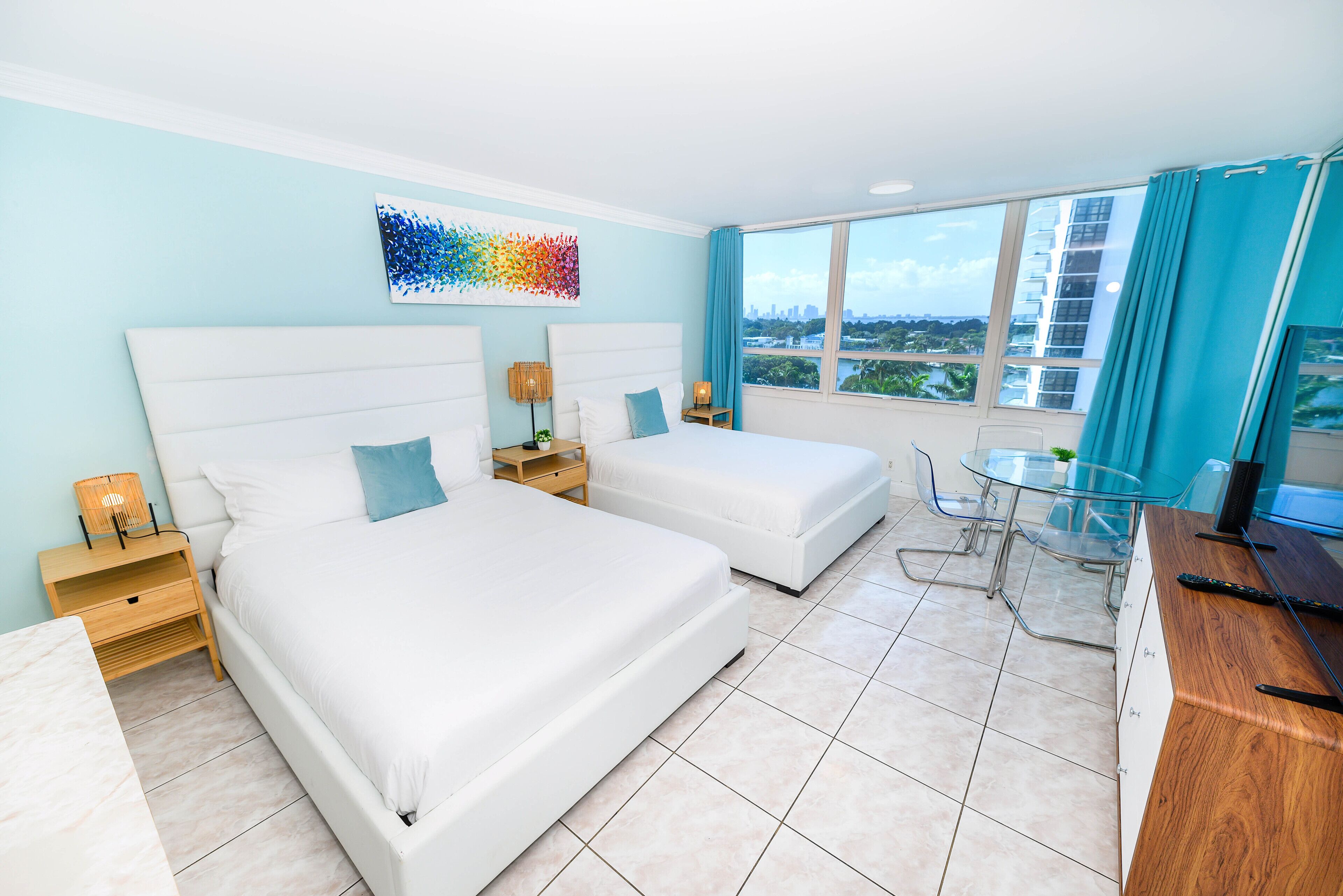 1 bedroom, individually furnished, desk, laptop workspace