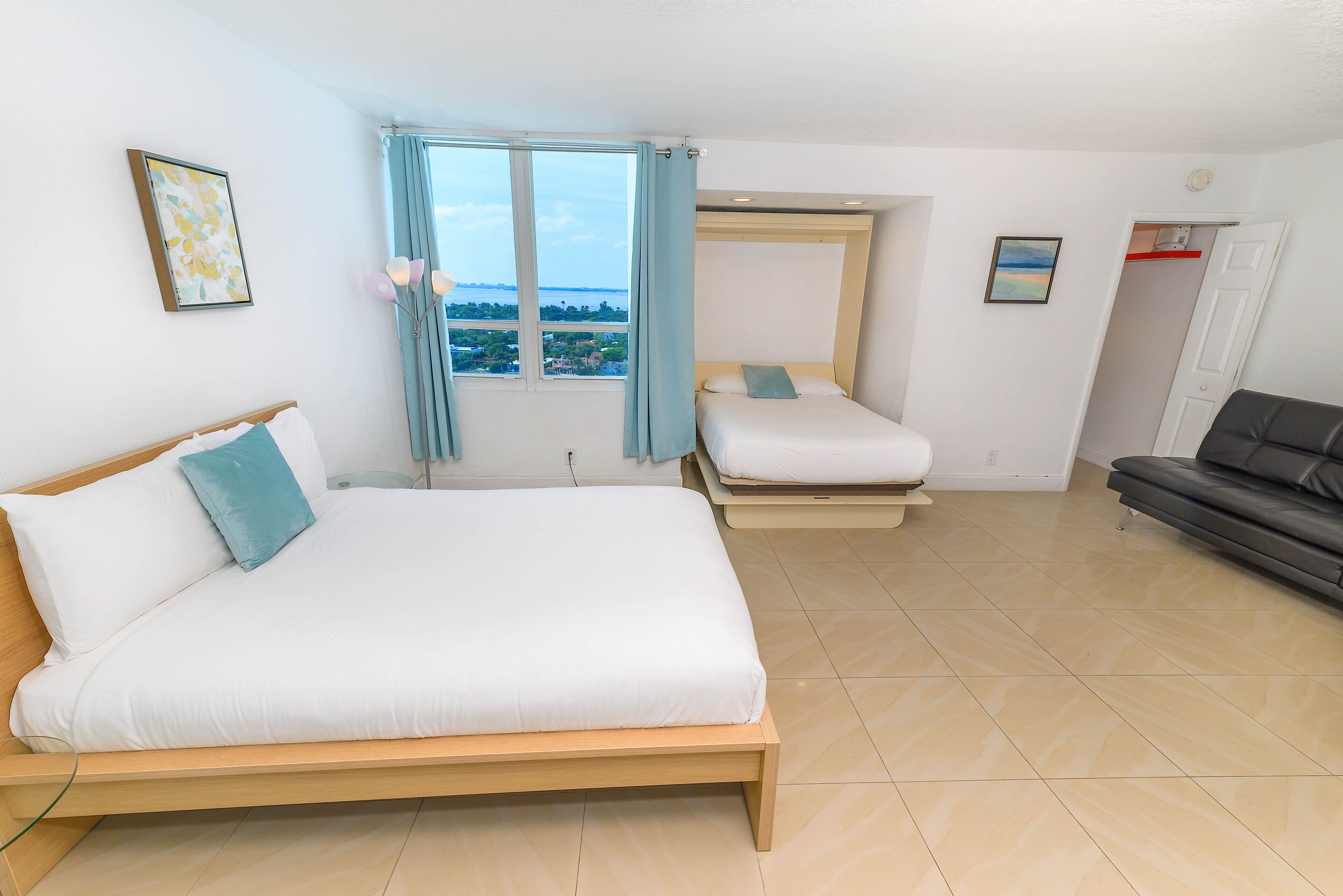 1 bedroom, individually furnished, desk, laptop workspace