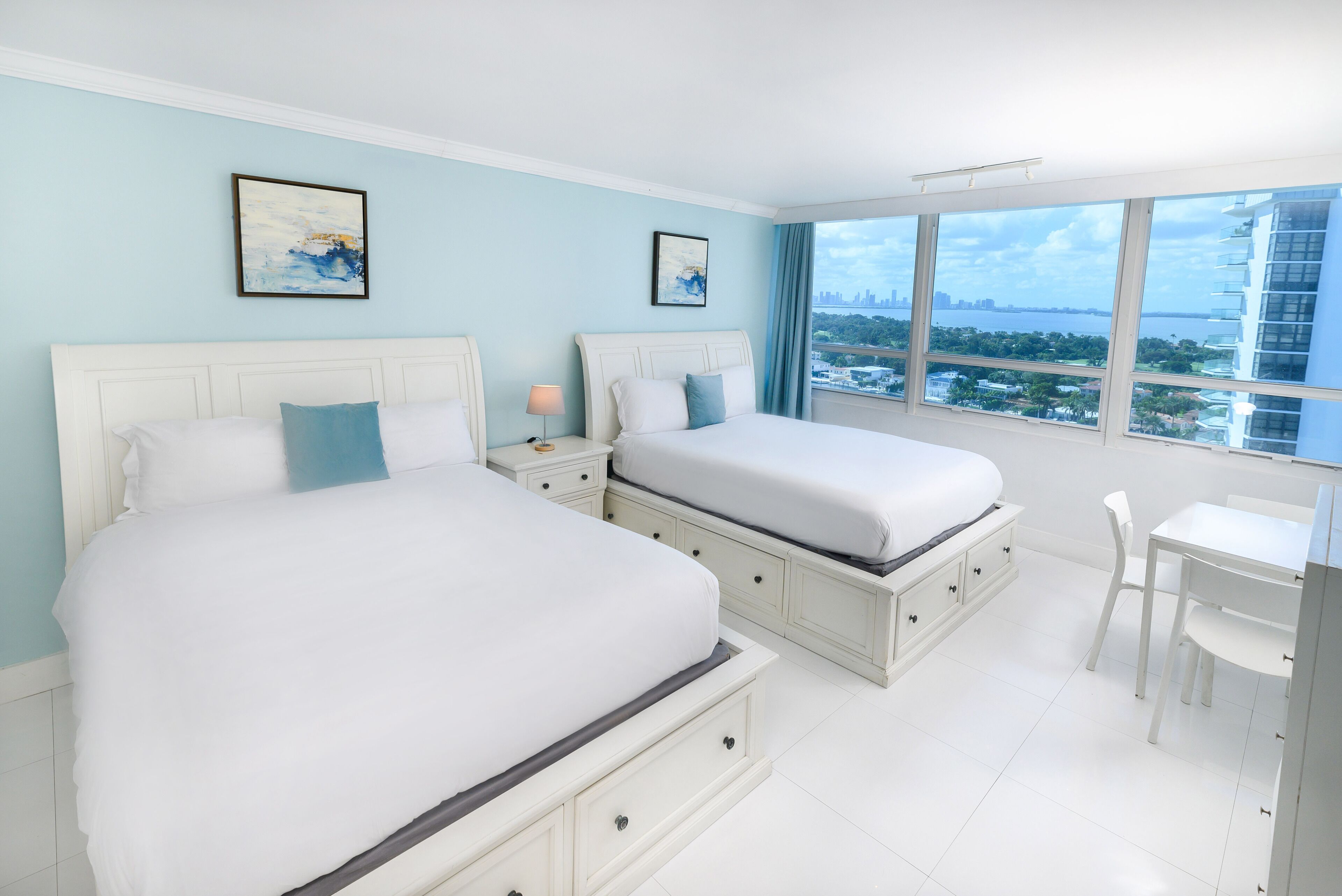 1 bedroom, individually furnished, desk, laptop workspace