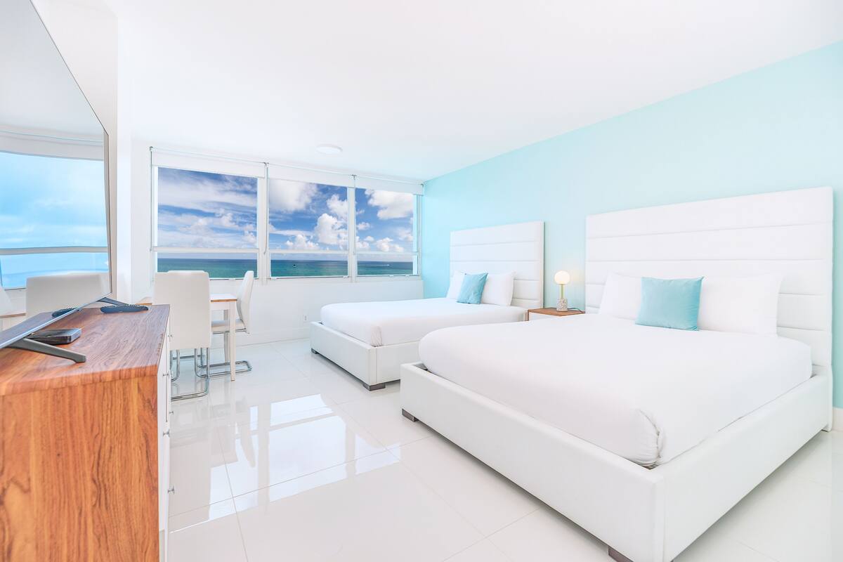 Basic Studio, 2 Queen Beds, Ocean View | View from room