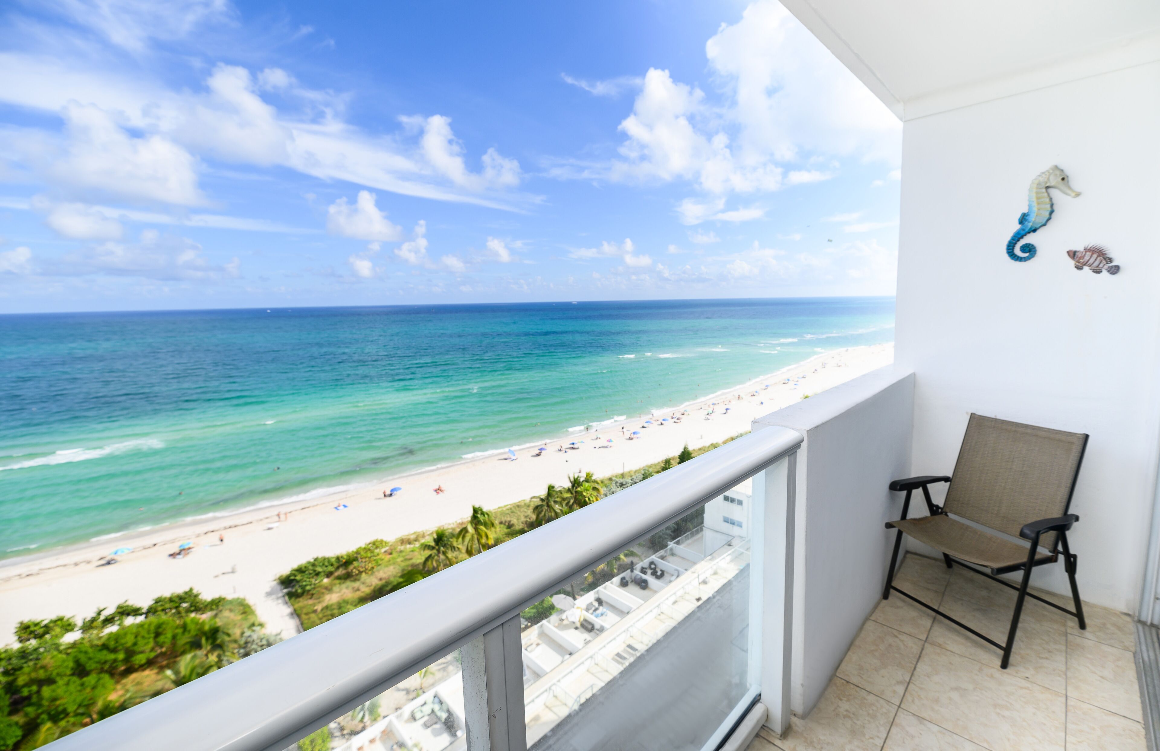 Studio, Multiple Beds, Balcony, Ocean View | Terrace/patio