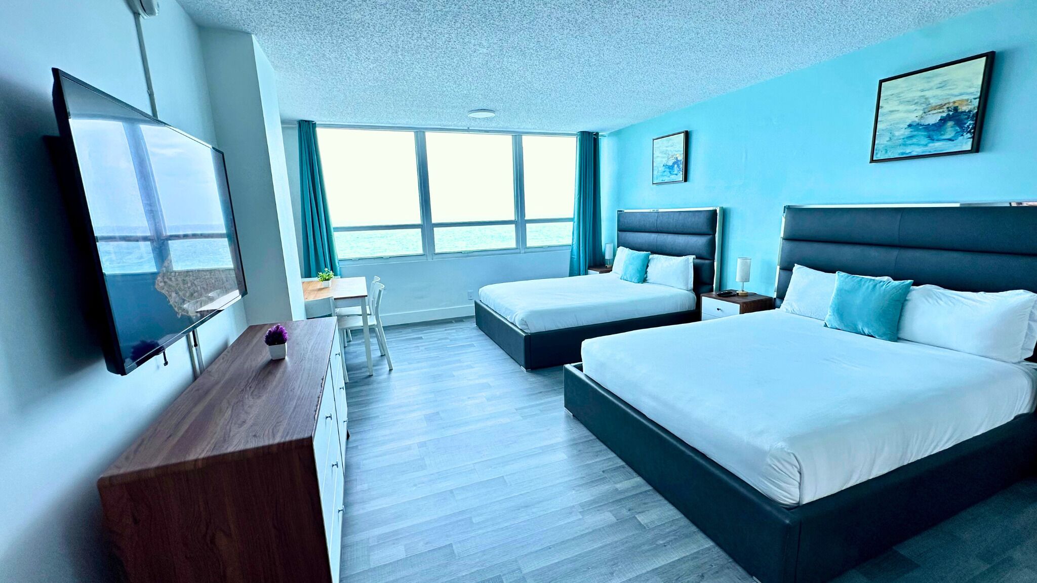 1 bedroom, individually furnished, desk, laptop workspace