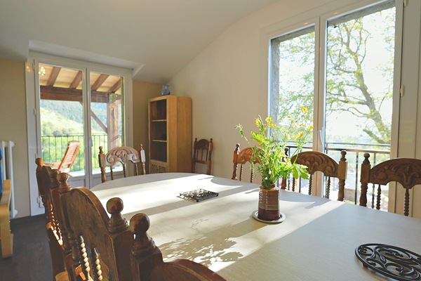 Dining room at sunset