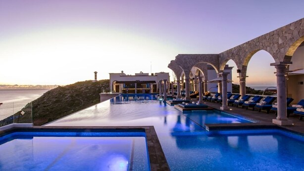 Pool - Ocean view-4 bedroom-sleeps 12-private plunge pool (Cabo San Lucas)