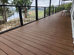 Terrace/patio - LG's over the White River- Spacious house with beautiful river & mountain views! (Gassville)