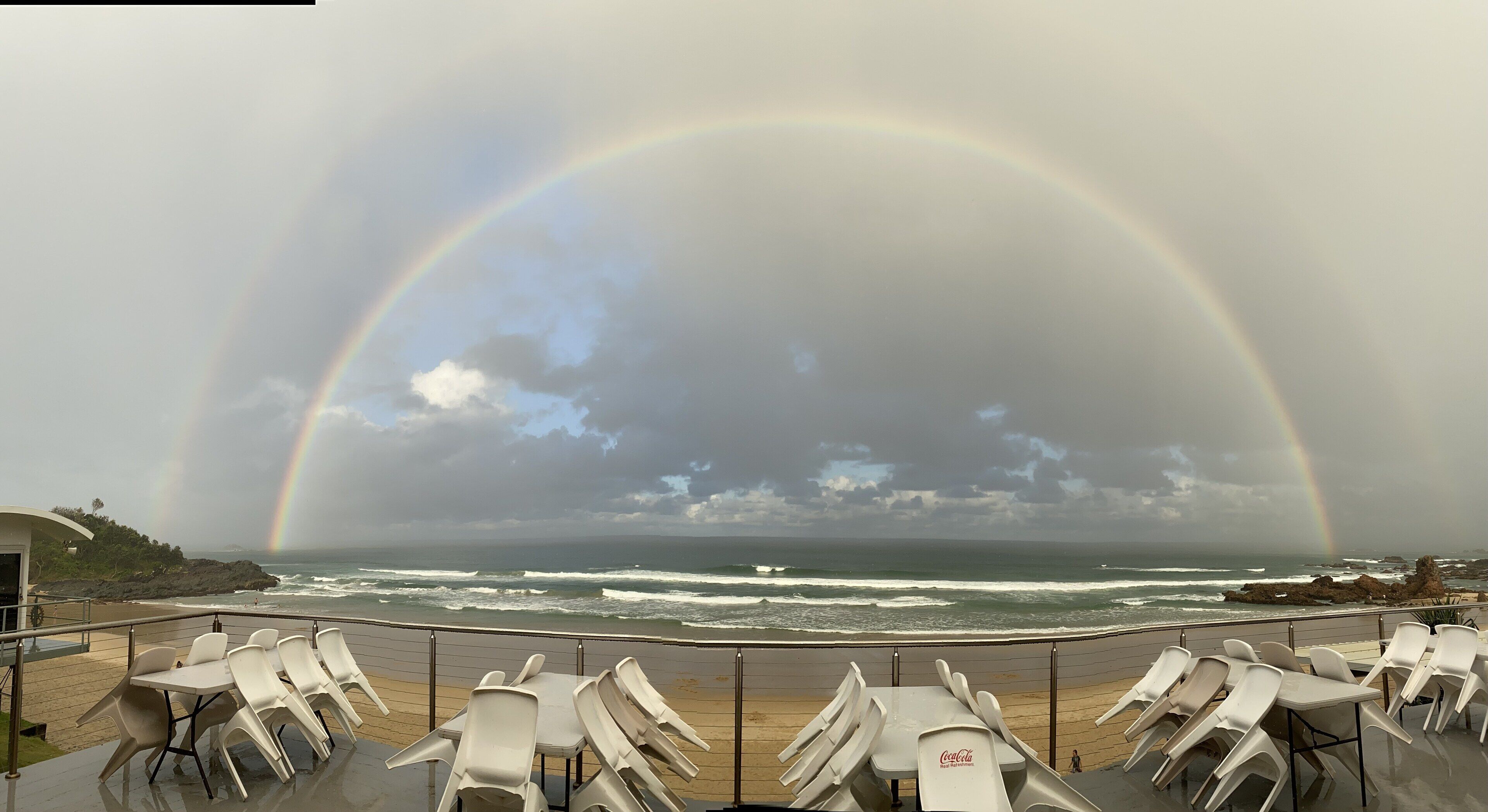 Taken from surf club after rain! 