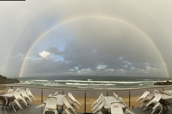 Taken from surf club after rain!