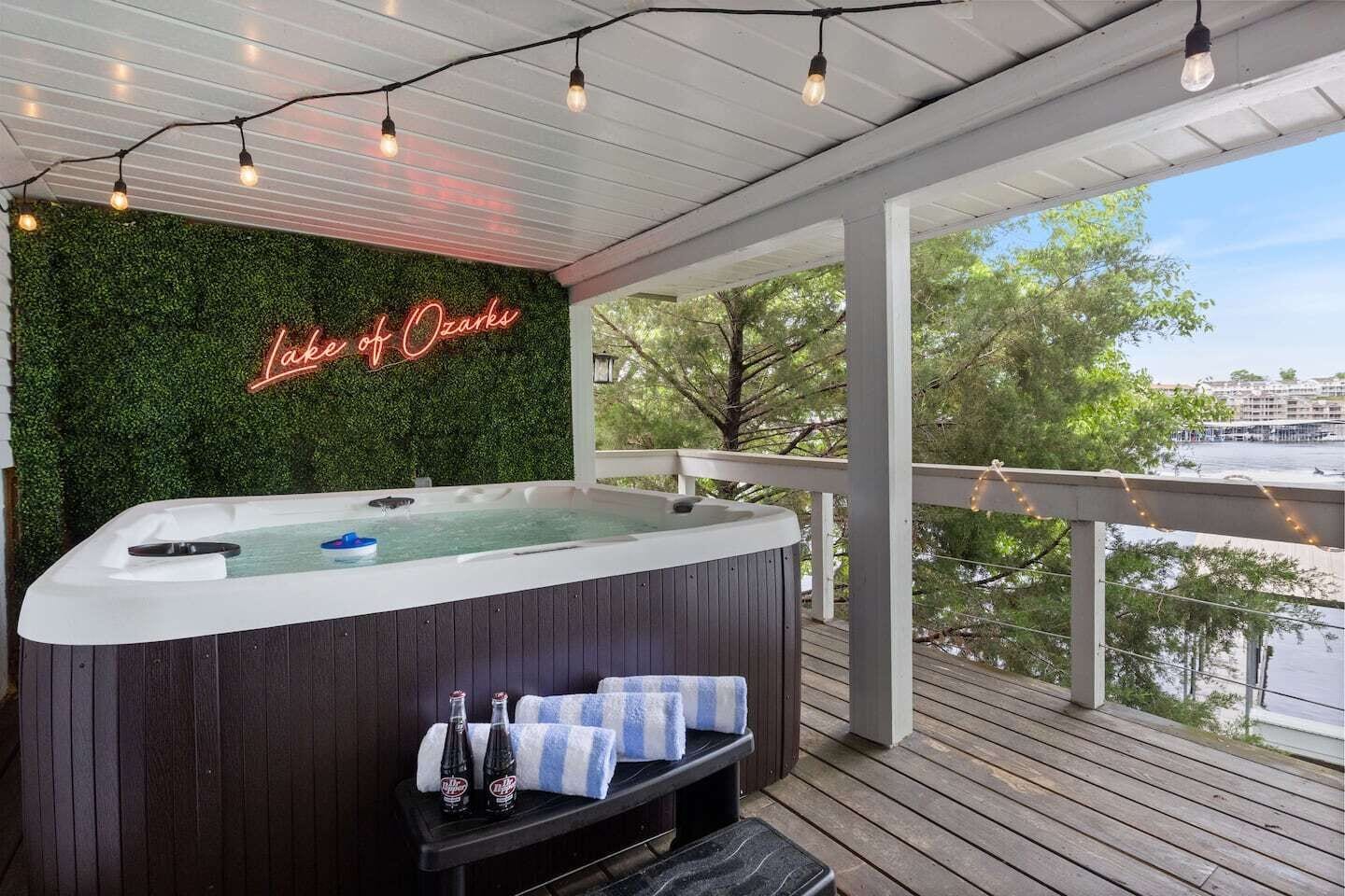 Bain à remous extérieur