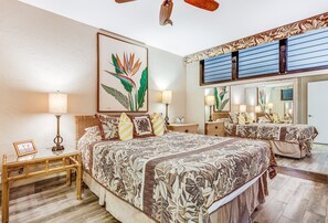 1 bedroom, iron/ironing board, free WiFi, bed sheets - Ground Floor Treasure: Beautiful Oceanfront Retreat - Kihei Surfside #107 (Kihei, Maui)