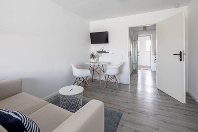 Apartment Koje in Schillg, walking distance to the beach, WLAN, parking, Sky