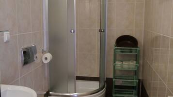 Shower, toilet paper