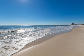On the beach