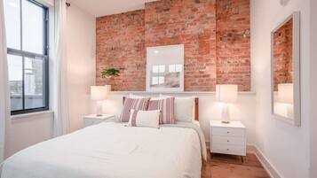 1 soverom, strykejern/-brett, wi-fi (inkludert) og sengetøy