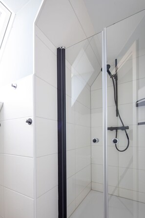 Shower, hair dryer