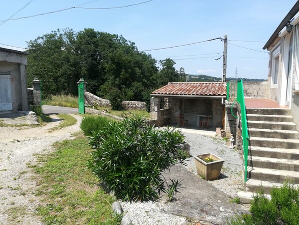 Overnatningsstedets område