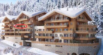 Bel appartement dans une rĂ©sidence neuve, Ă 2 pas des pistes.<br>Vue dâexception <br>