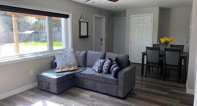 Two bedroom river side apartment with large private yard