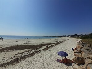 Vlak bij het strand