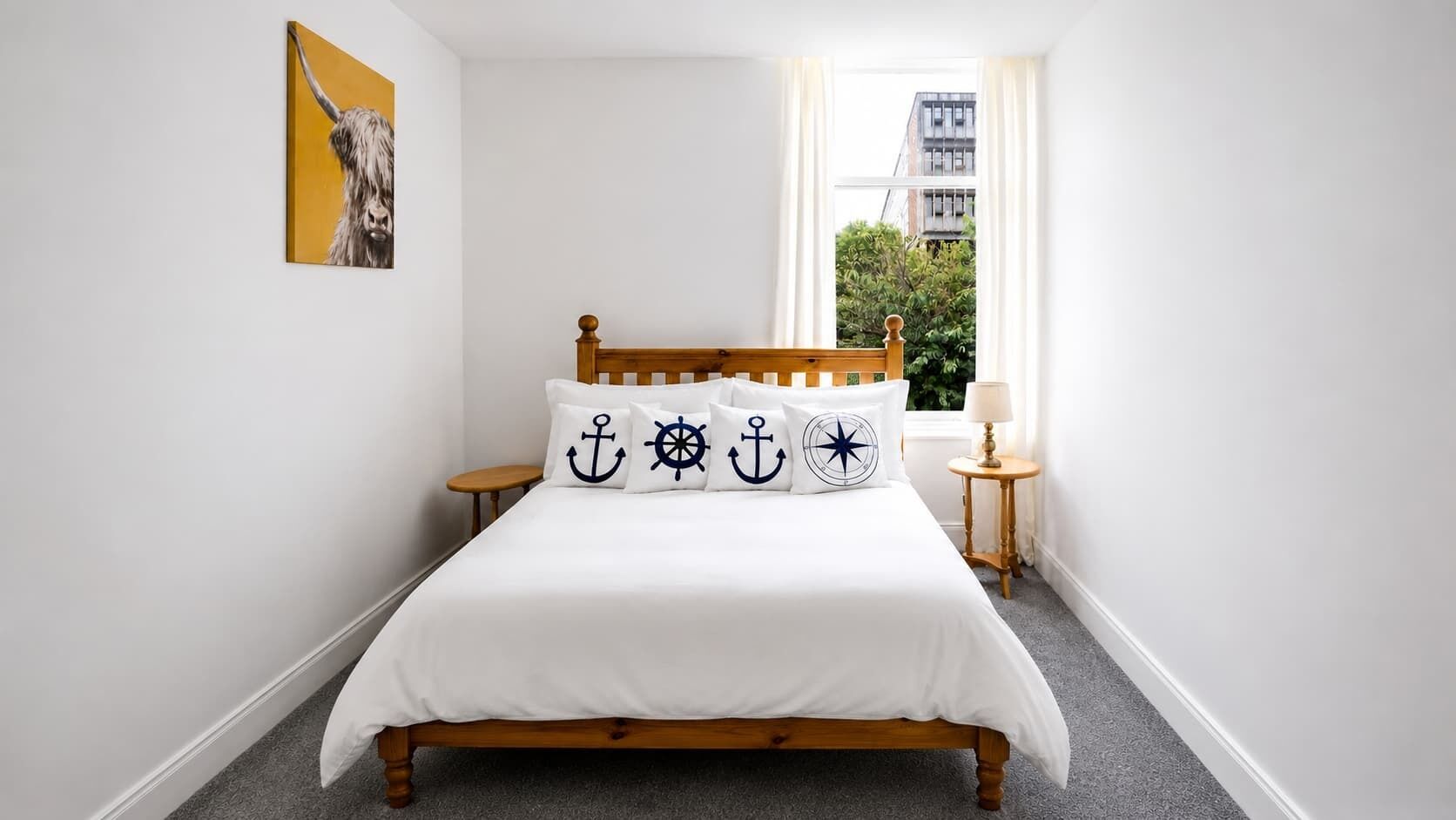 2 bedrooms, iron/ironing board, travel cot, WiFi