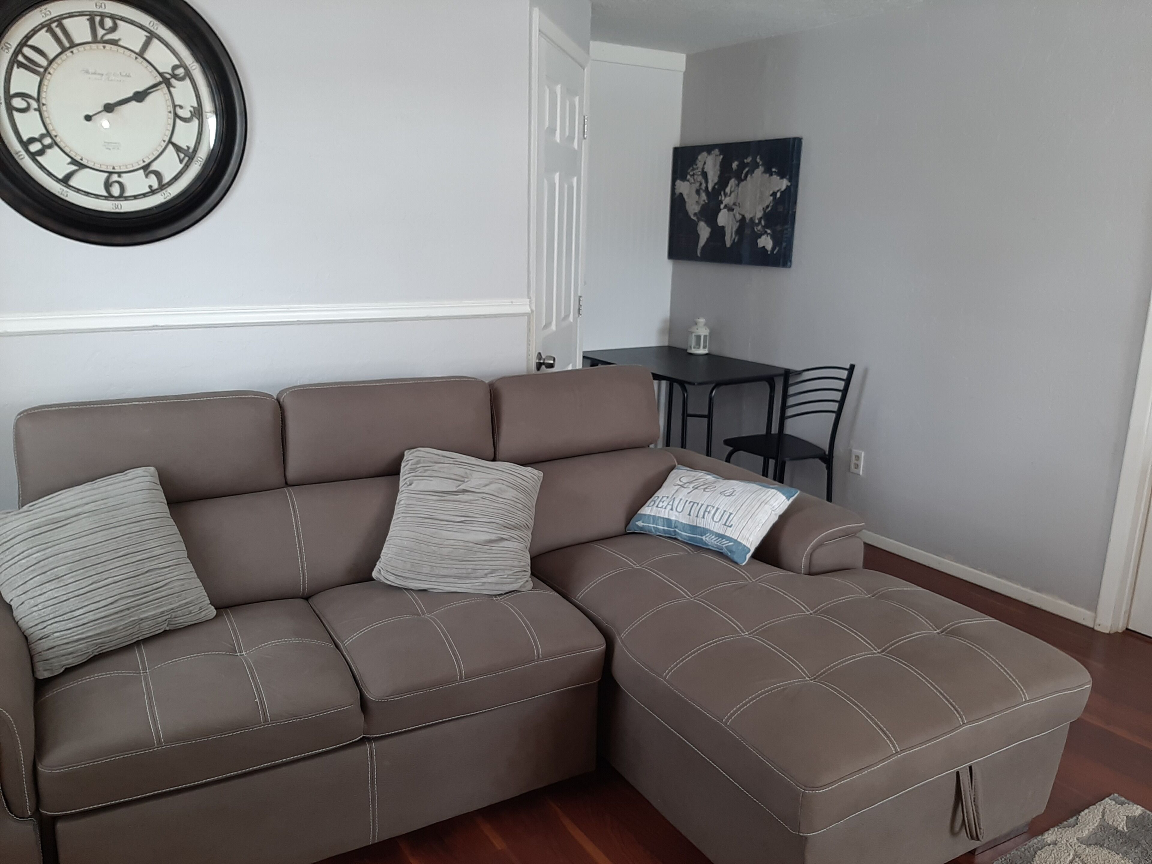 TV connectée, cheminée