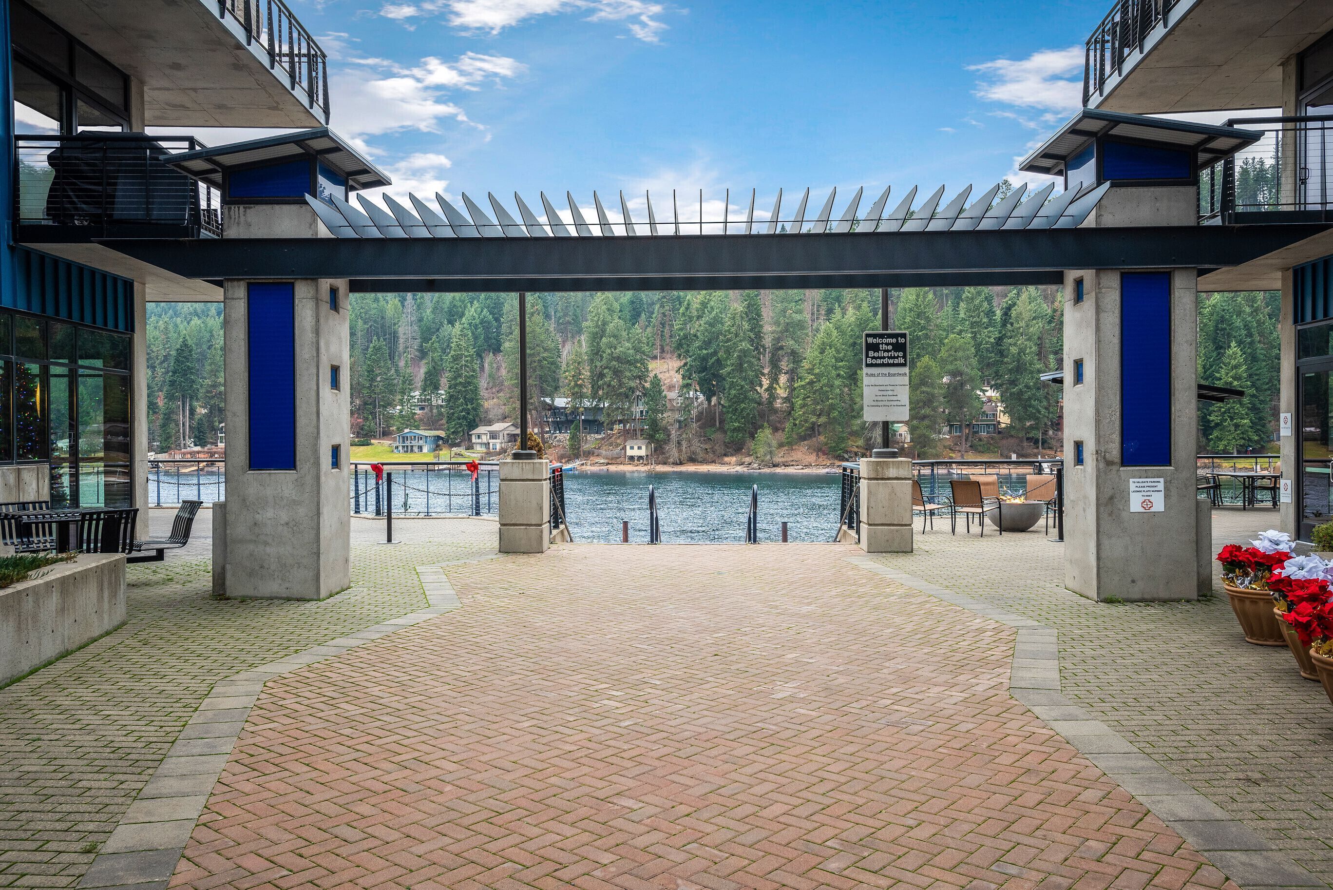 Enceinte de l’hébergement