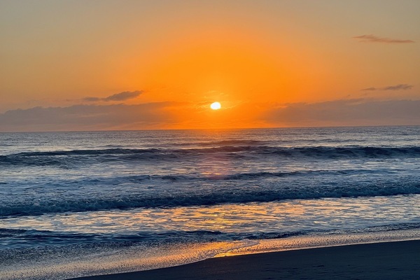 In Strandnähe, Liegestühle, Strandtücher