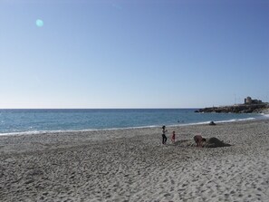 Sur la plage