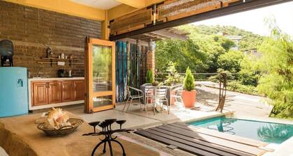 House near the beach with pool