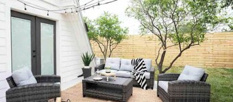 A pet friendly A-Frame with a hot tub & fire pit!
