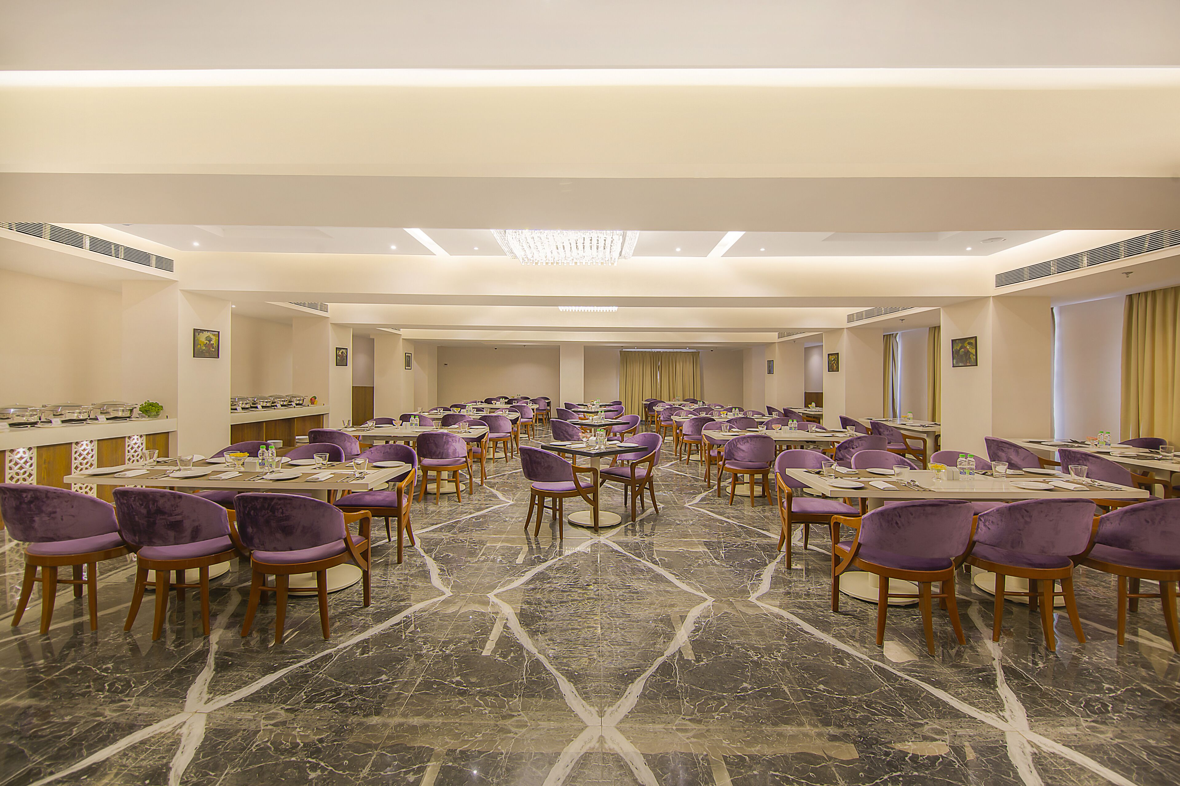 breakfast, lunch and dinner served