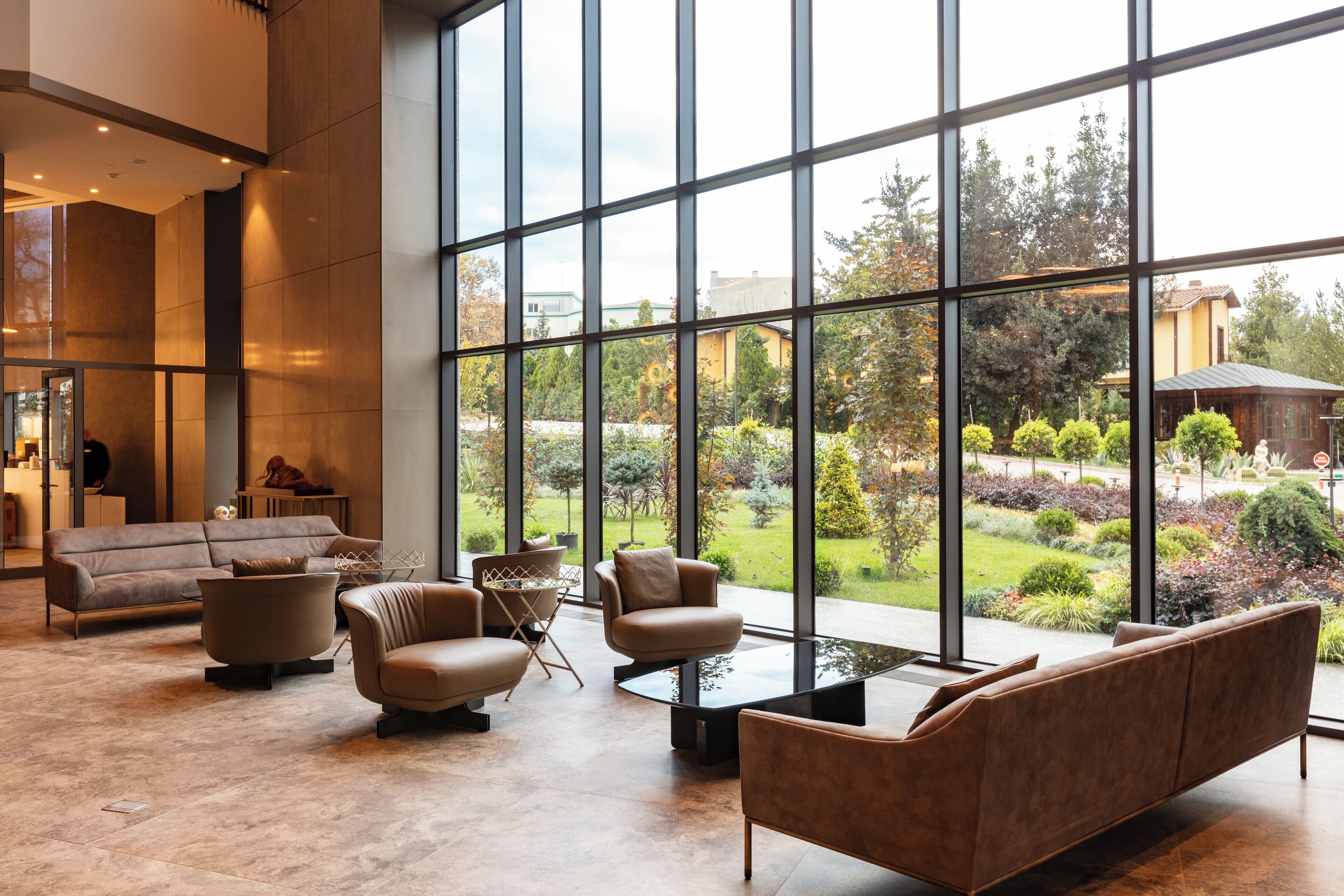 Sala de estar en el lobby