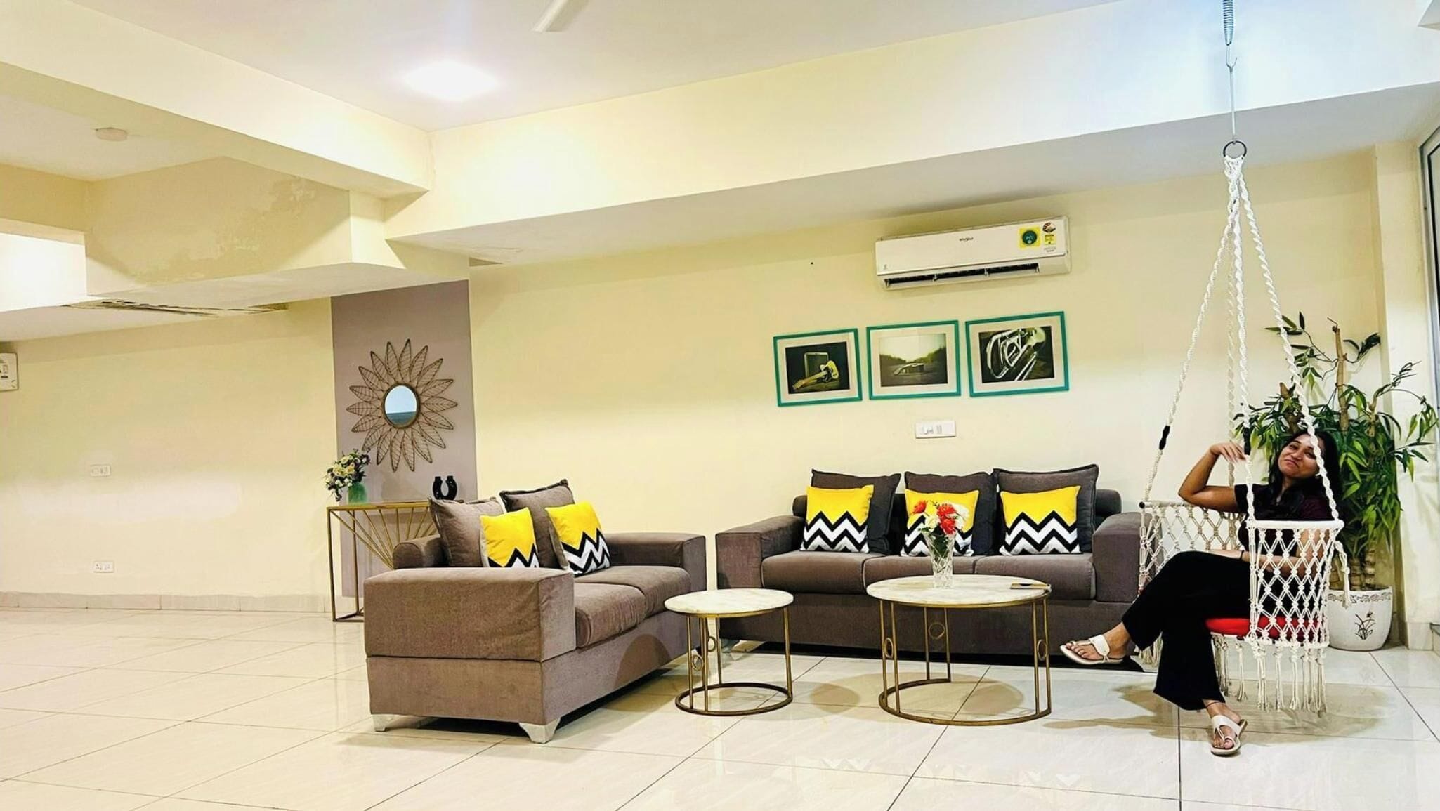 32-tums LED-tv med satellitkanaler, tv och golvvärme