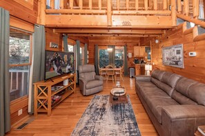 TV, fireplace, DVD player, table tennis