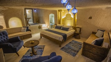 Ropa de cama de alta calidad y minibar