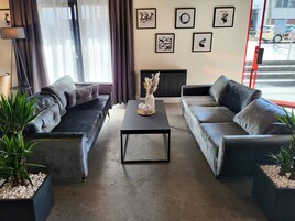 Zona de estar del vestíbulo