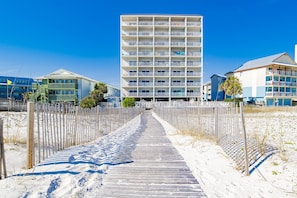 Enjoy stunning ocean views from the comfort of your balcony.