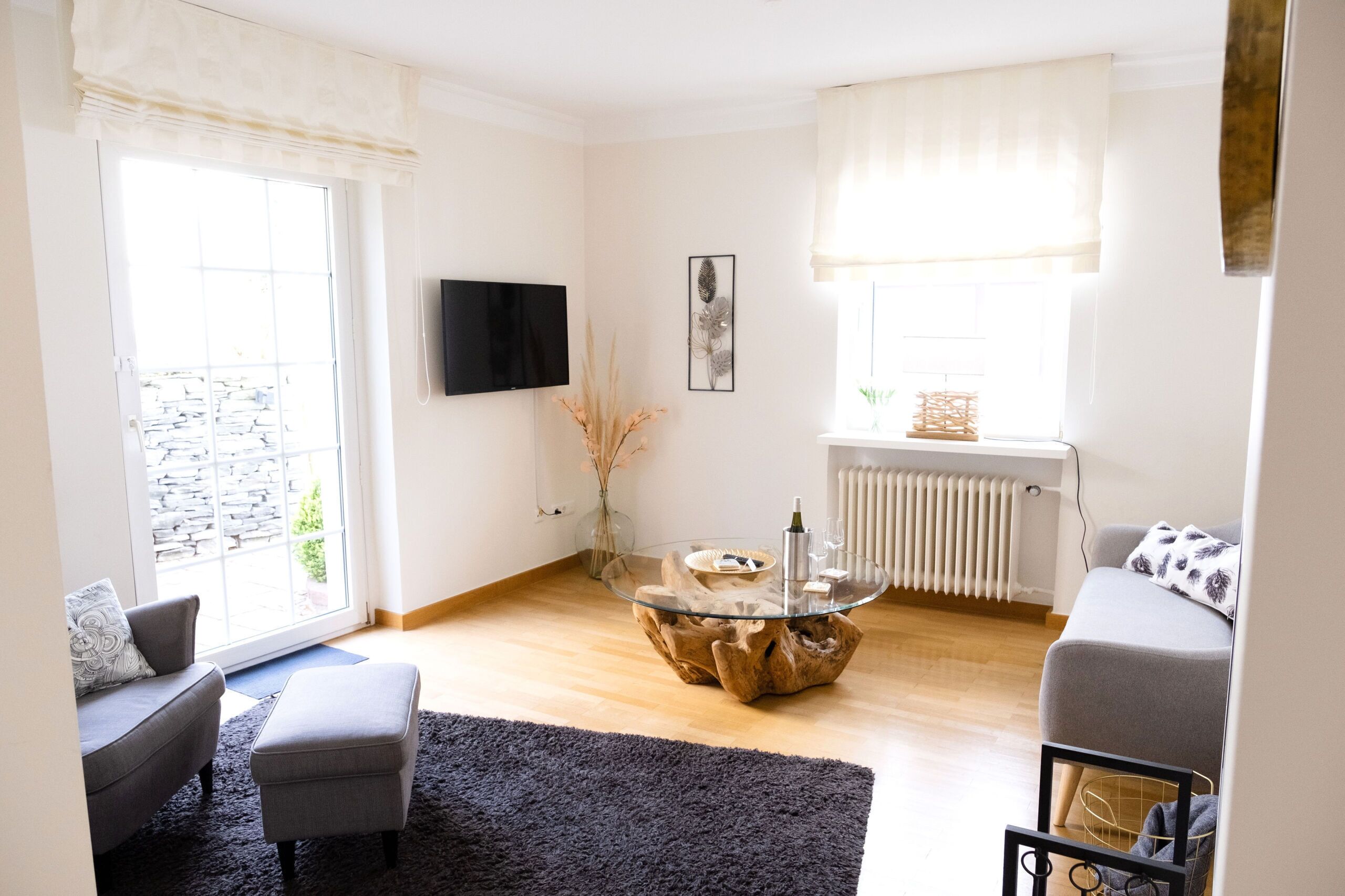 Deluxe-Apartment, eigenes Bad | Lounge