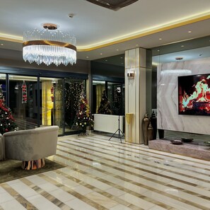 Sala de estar en el lobby