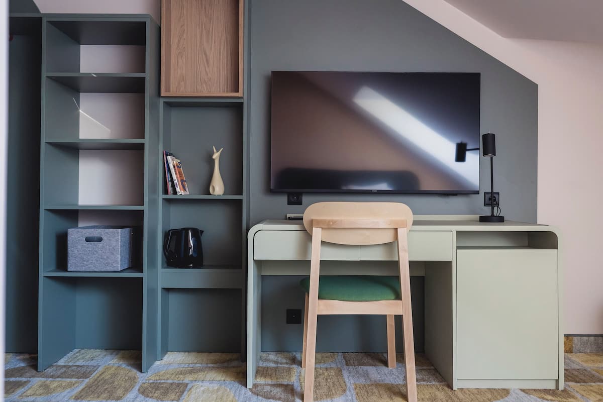 Habitación individual estándar | Escritorio, espacio para trabajar con un portátil, cortinas opacas