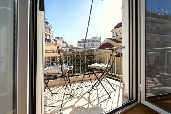 Departamento de diseñador, vista a la ciudad | Terraza o patio