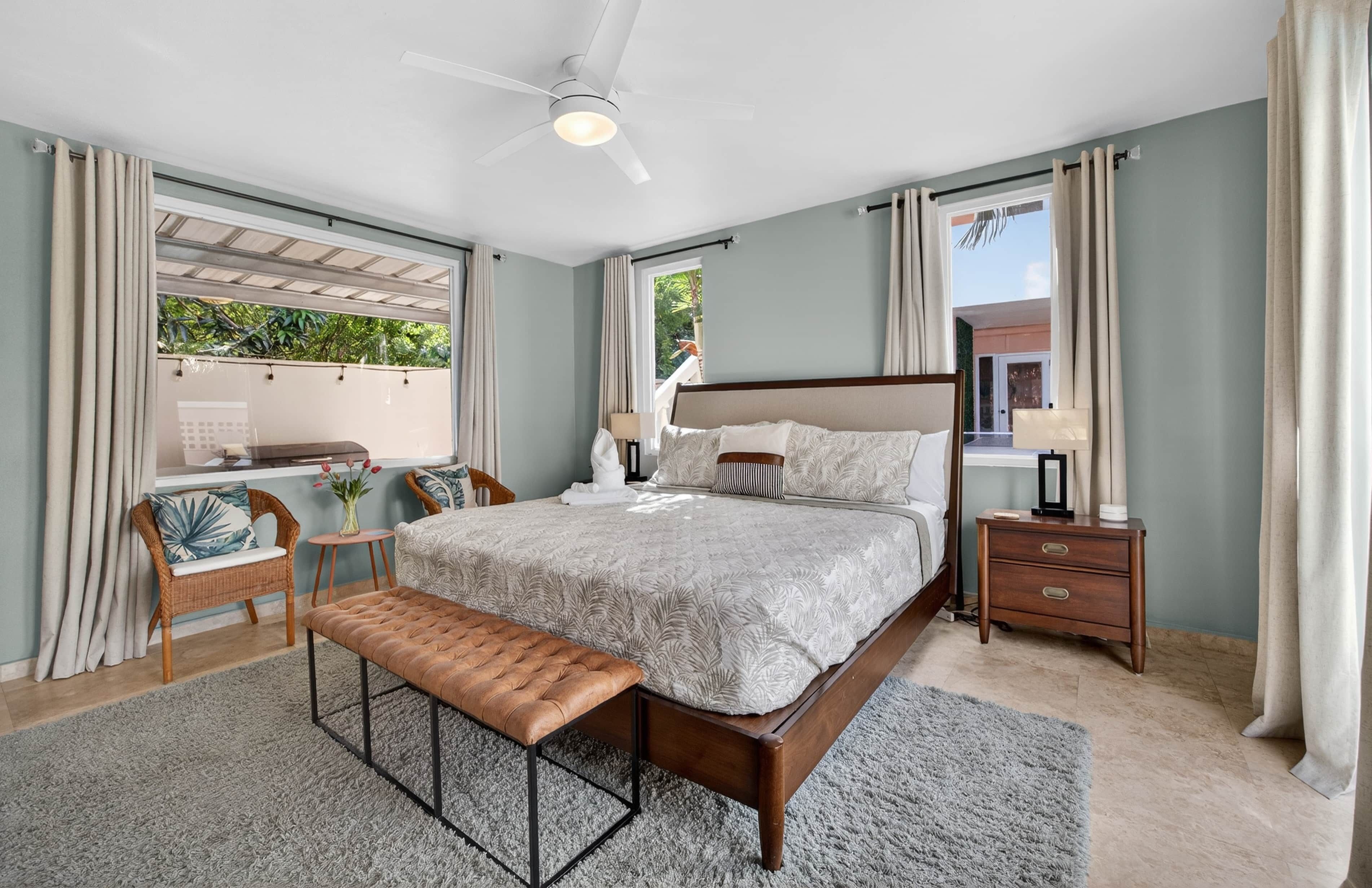 7 bedrooms, iron/ironing board, travel crib, WiFi