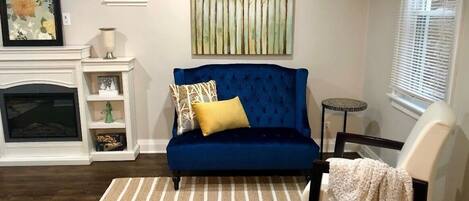 Smart-tv en een open haard