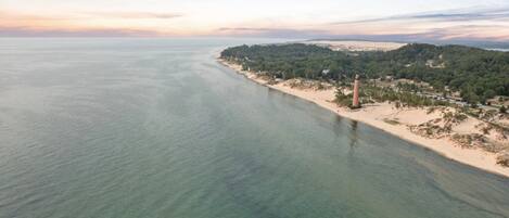 Accommodatie ligt op het strand