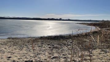 On the beach