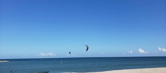 2 bedroom-1.5 bath townhouse with fort pierce inlet view!