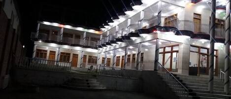 Front of property – evening/night