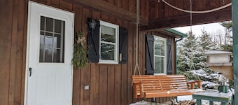 Countryside Cabin on  40 Private Acres Along Johnson Creek